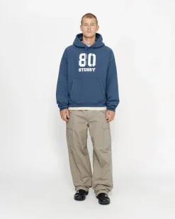 Hoodies>Stüssy 80 RELAXED HOODIE Blue