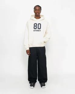Hoodies>Stüssy 80 RELAXED HOODIE Off White