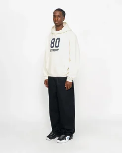 Hoodies>Stüssy 80 RELAXED HOODIE Off White