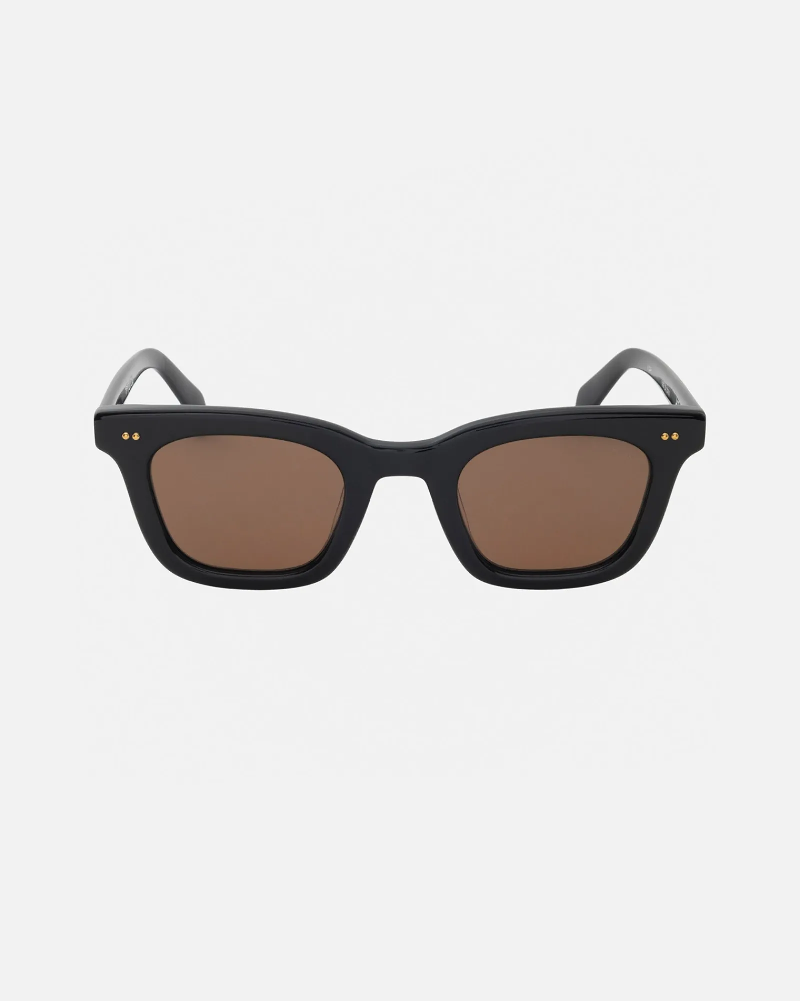 Accessories|Eyegear>Stüssy ACE SUNGLASSES Black / Brown Lens