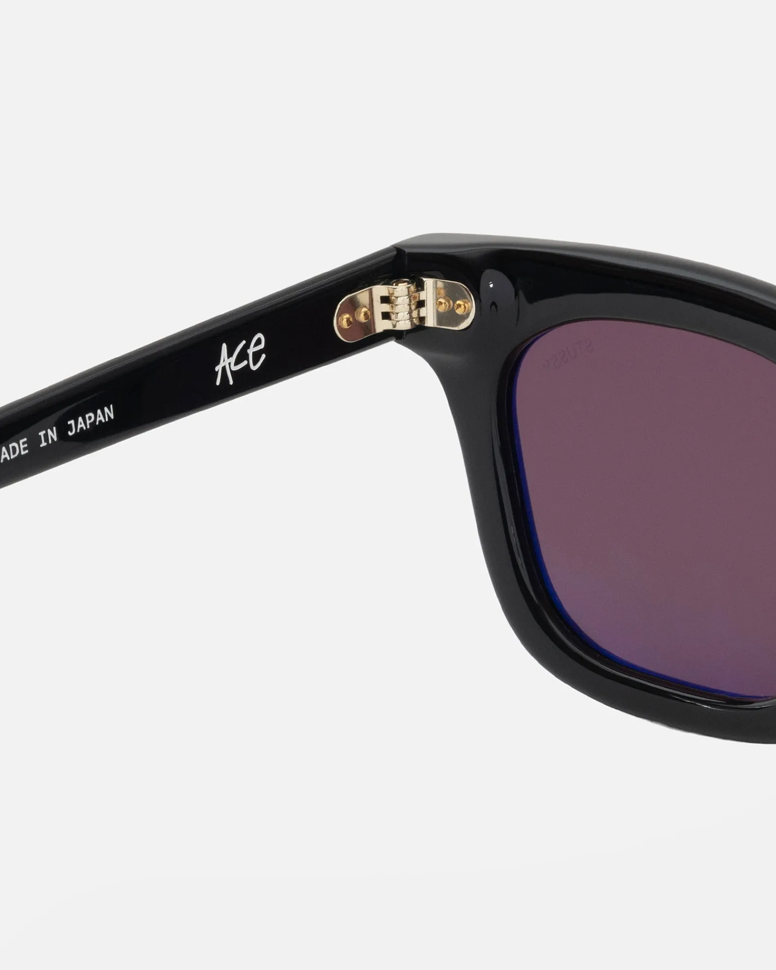 Accessories|Eyegear>Stüssy ACE SUNGLASSES Black / Brown Lens