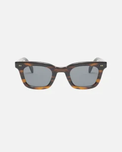 Accessories|Eyegear>Stüssy ACE SUNGLASSES Tortoise/Black Lens