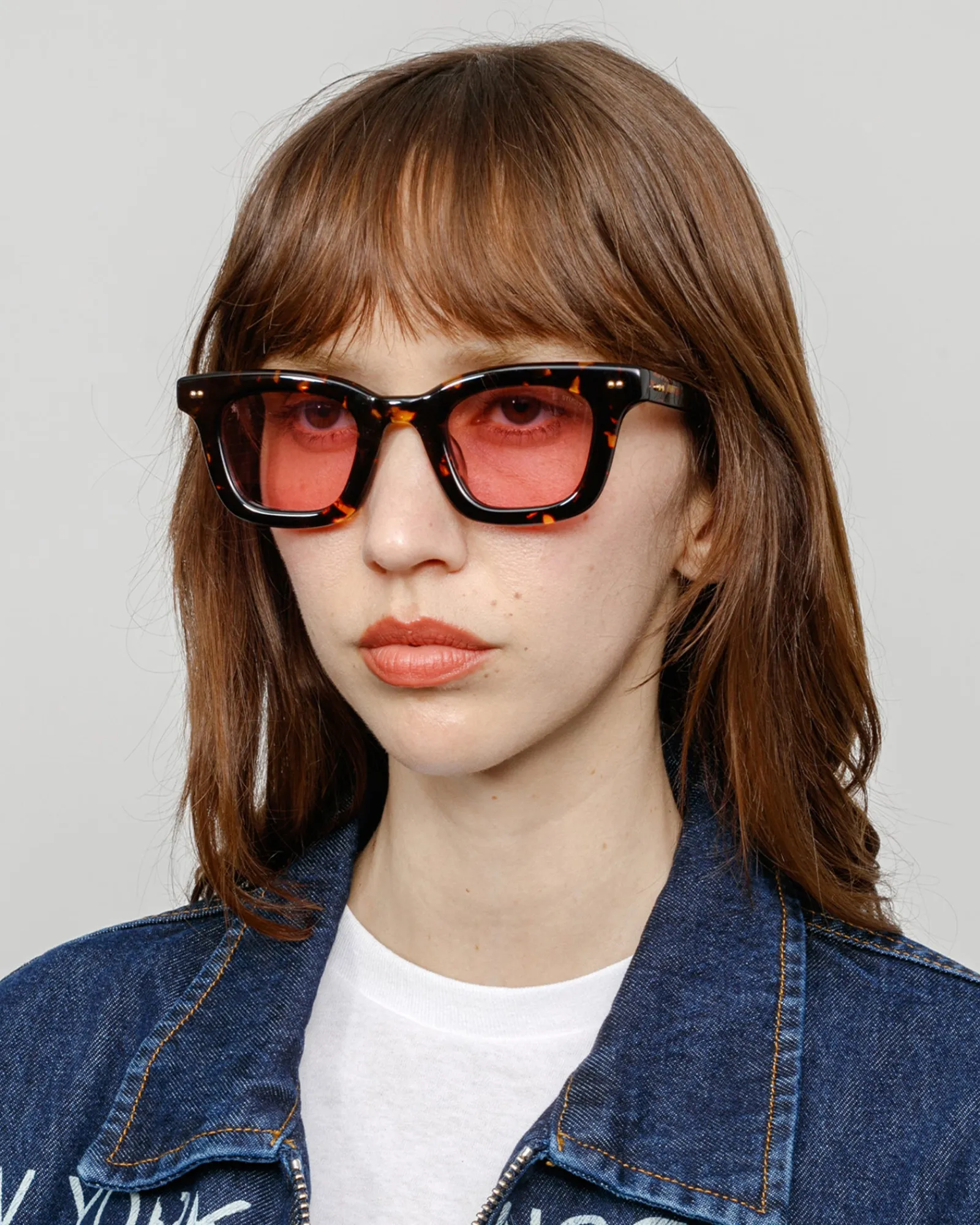 Accessories|Eyegear>Stüssy ACE SUNGLASSES Tortoise / Pink Lens