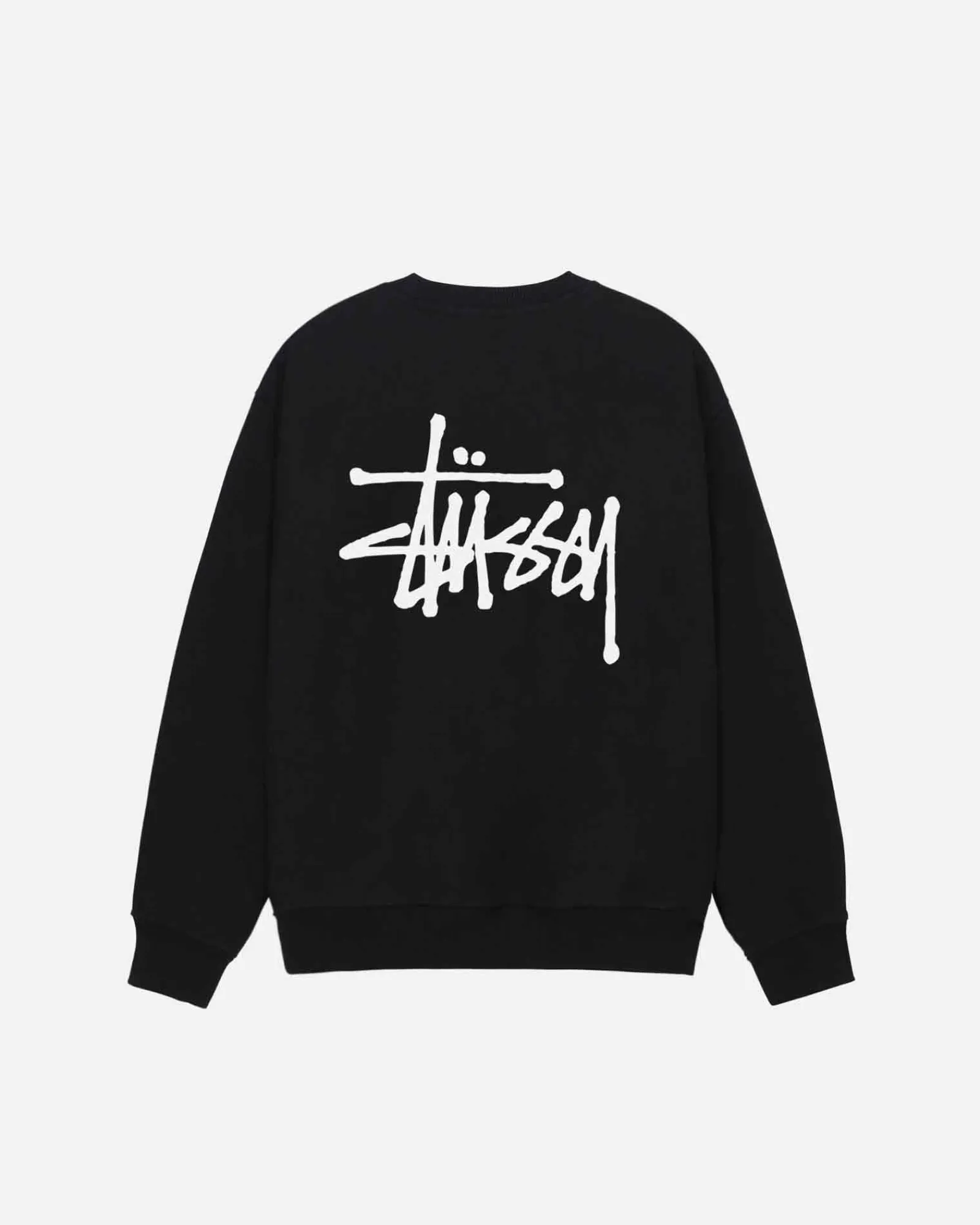 Crews>Stüssy BASIC STÜSSY CREW Black
