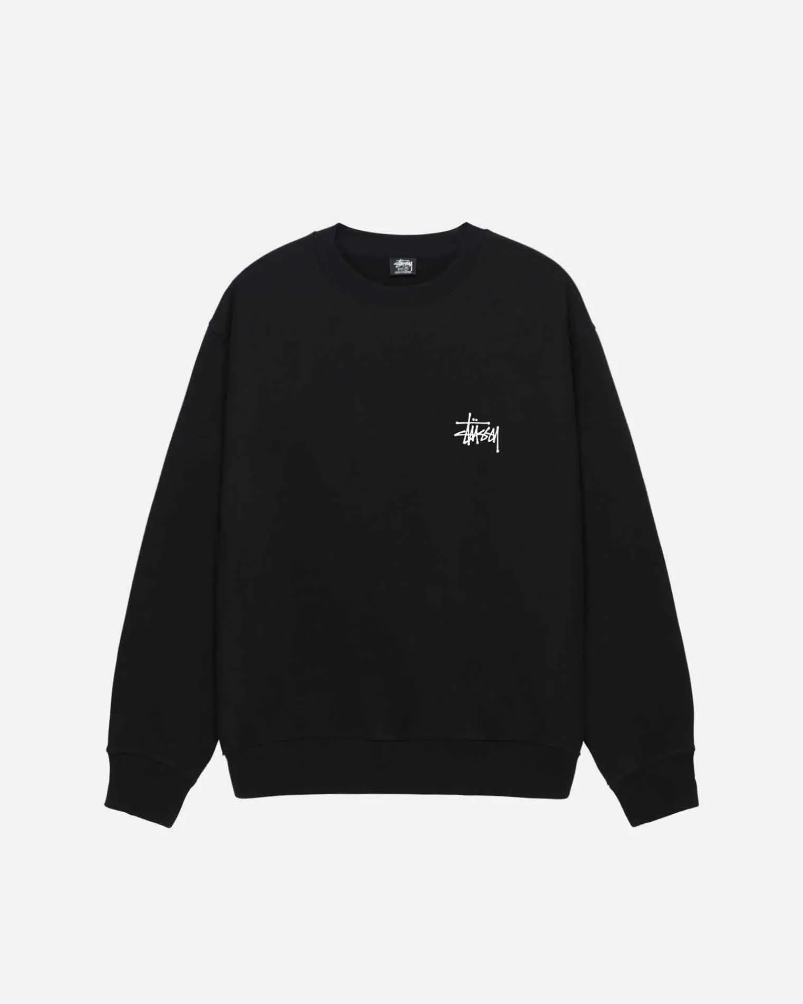 Crews>Stüssy BASIC STÜSSY CREW Black