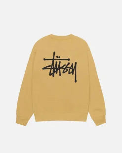 Crews>Stüssy BASIC STÜSSY CREW Curry