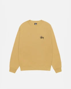 Crews>Stüssy BASIC STÜSSY CREW Curry