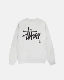 Crews>Stüssy BASIC STÜSSY CREW Fog