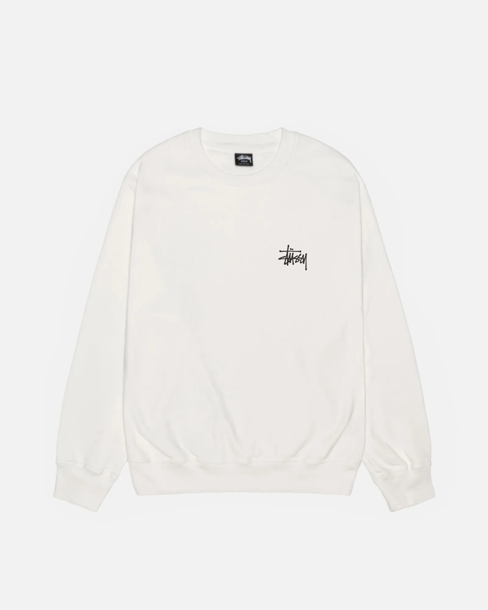 Crews>Stüssy BASIC STÜSSY CREW PIGMENT DYED Natural