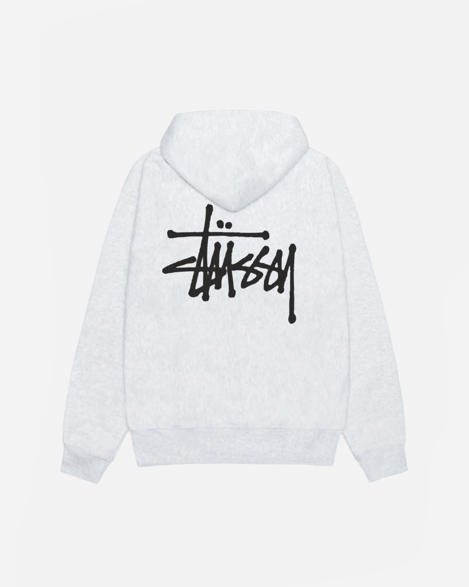Hoodies>Stüssy BASIC STÜSSY HOODIE Ash Heather
