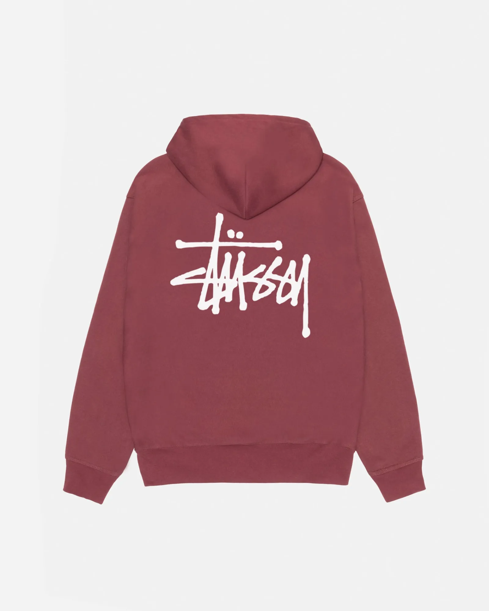 Hoodies>Stüssy BASIC STÜSSY HOODIE Oxblood
