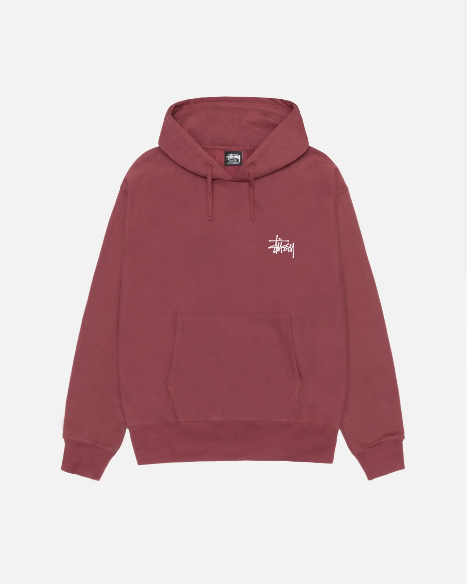 Hoodies>Stüssy BASIC STÜSSY HOODIE Oxblood