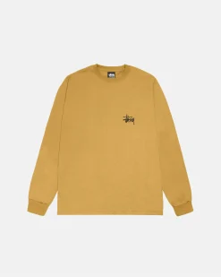 Tees>Stüssy BASIC STÜSSY LS TEE Curry