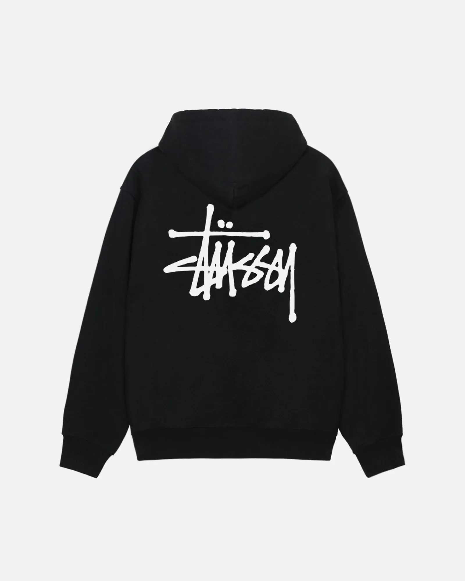 Hoodies>Stüssy BASIC STÜSSY ZIP HOODIE Black