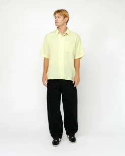 Pants>Stüssy BEACH PANT BRUSHED COTTON Black