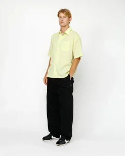 Pants>Stüssy BEACH PANT BRUSHED COTTON Black