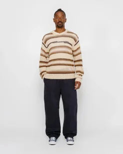Pants>Stüssy BEACH PANT BRUSHED COTTON Navy
