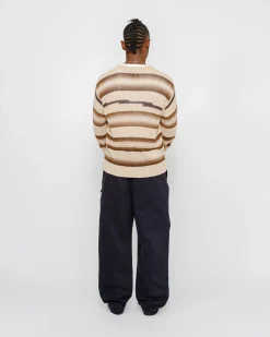Pants>Stüssy BEACH PANT BRUSHED COTTON Navy