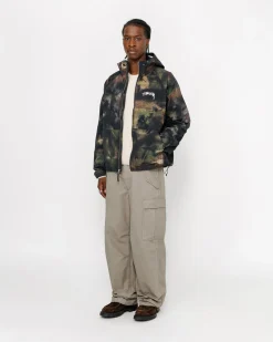 Outerwear>Stüssy BEACH SHELL STENPAT CAMO Fortine