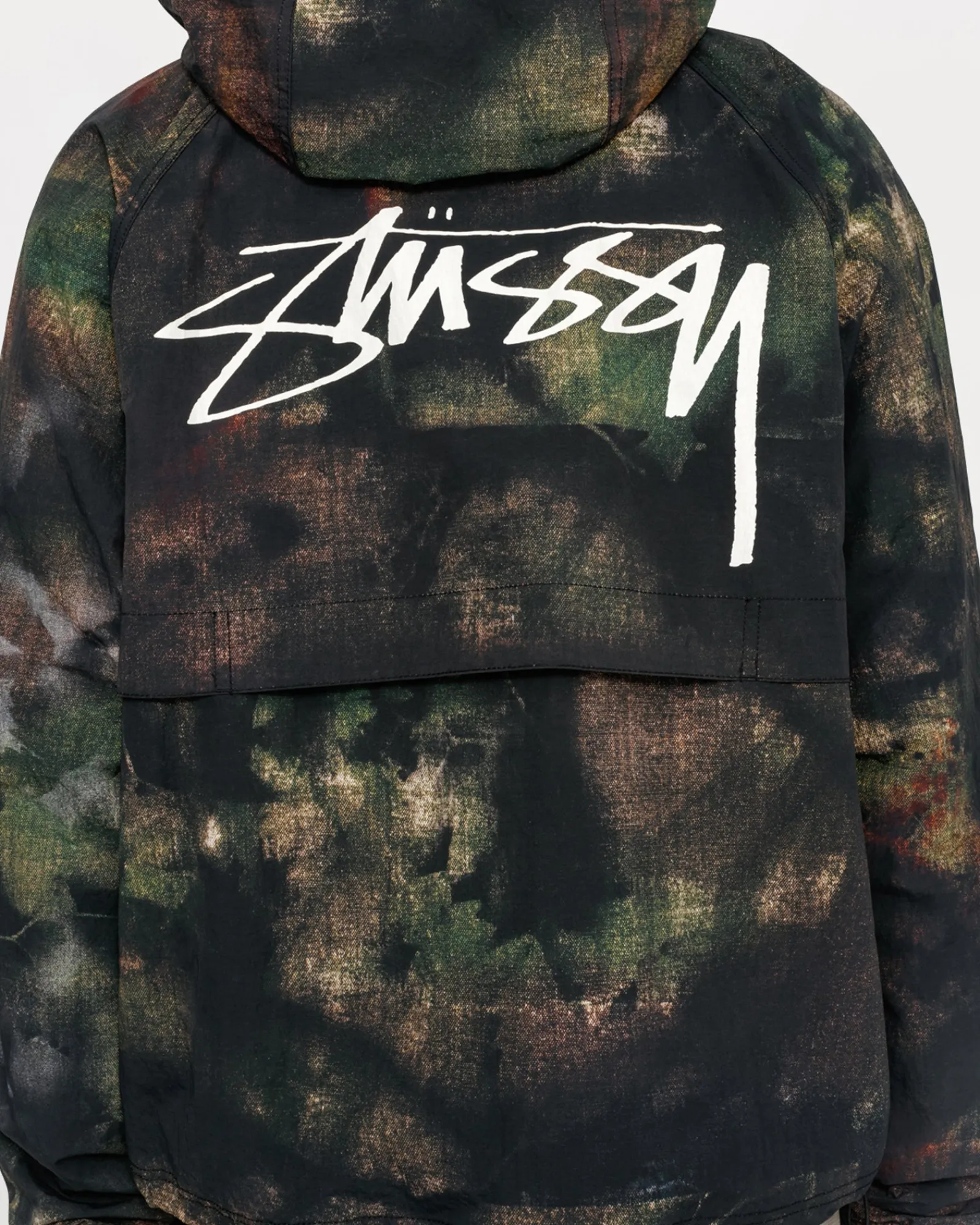Outerwear>Stüssy BEACH SHELL STENPAT CAMO Fortine