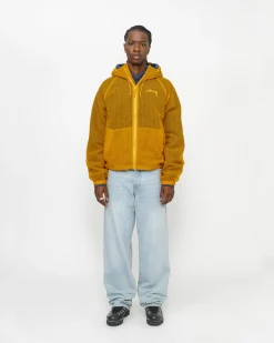 Outerwear>Stüssy BEACH SHELL TRANSPARENT RIPSTOP Golden Yellow