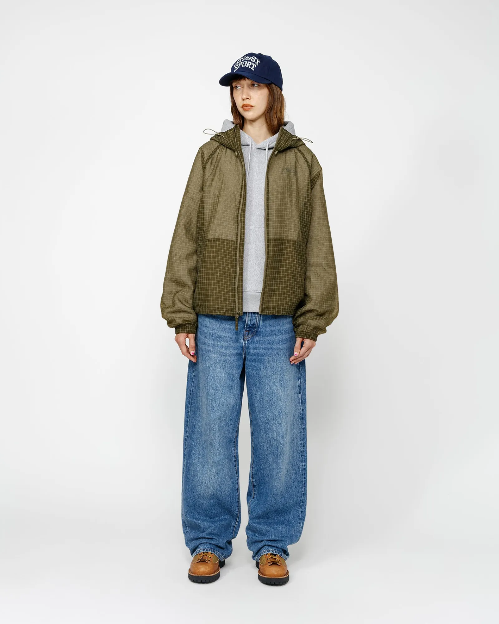 Outerwear>Stüssy BEACH SHELL TRANSPARENT RIPSTOP Olive