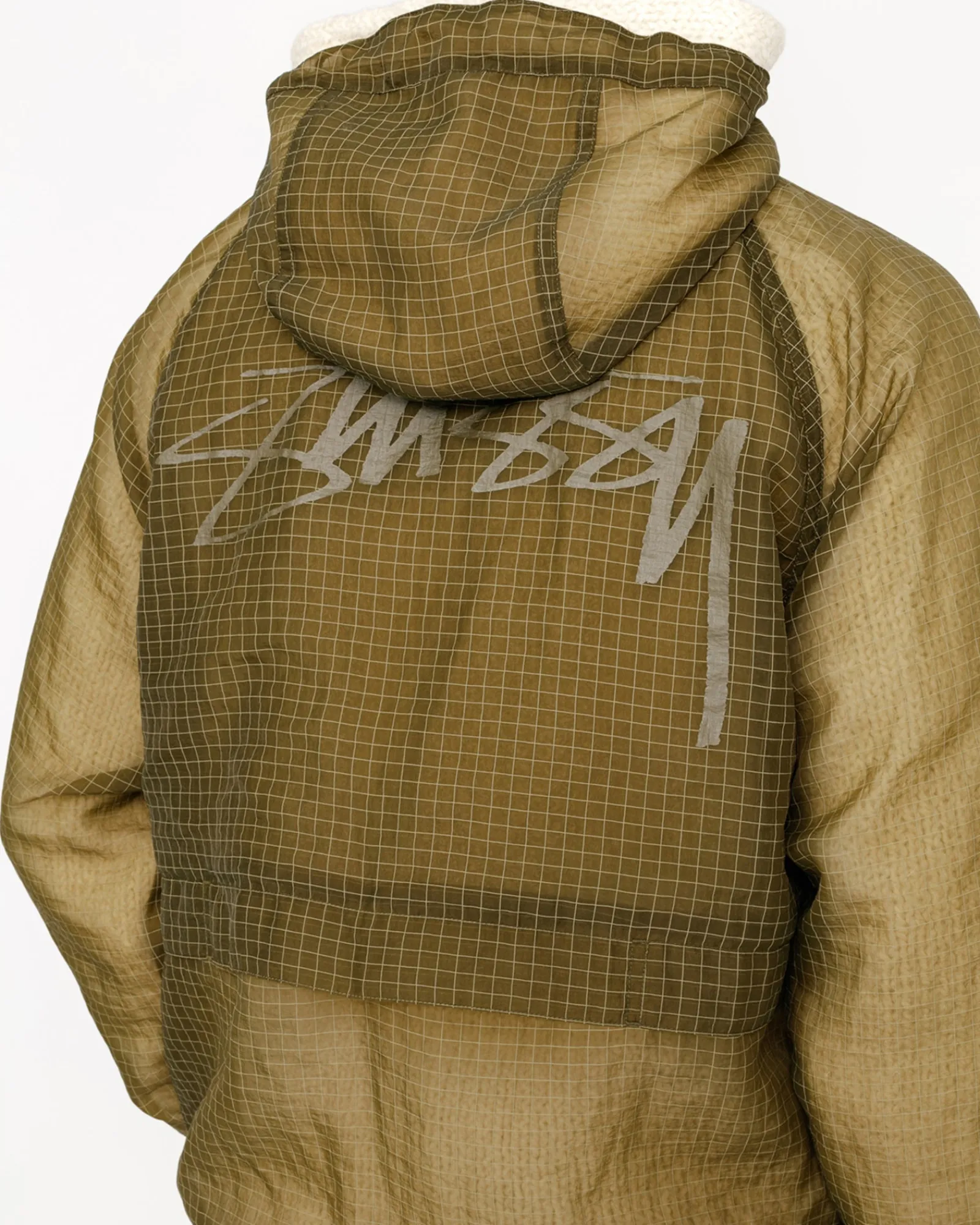 Outerwear>Stüssy BEACH SHELL TRANSPARENT RIPSTOP Olive