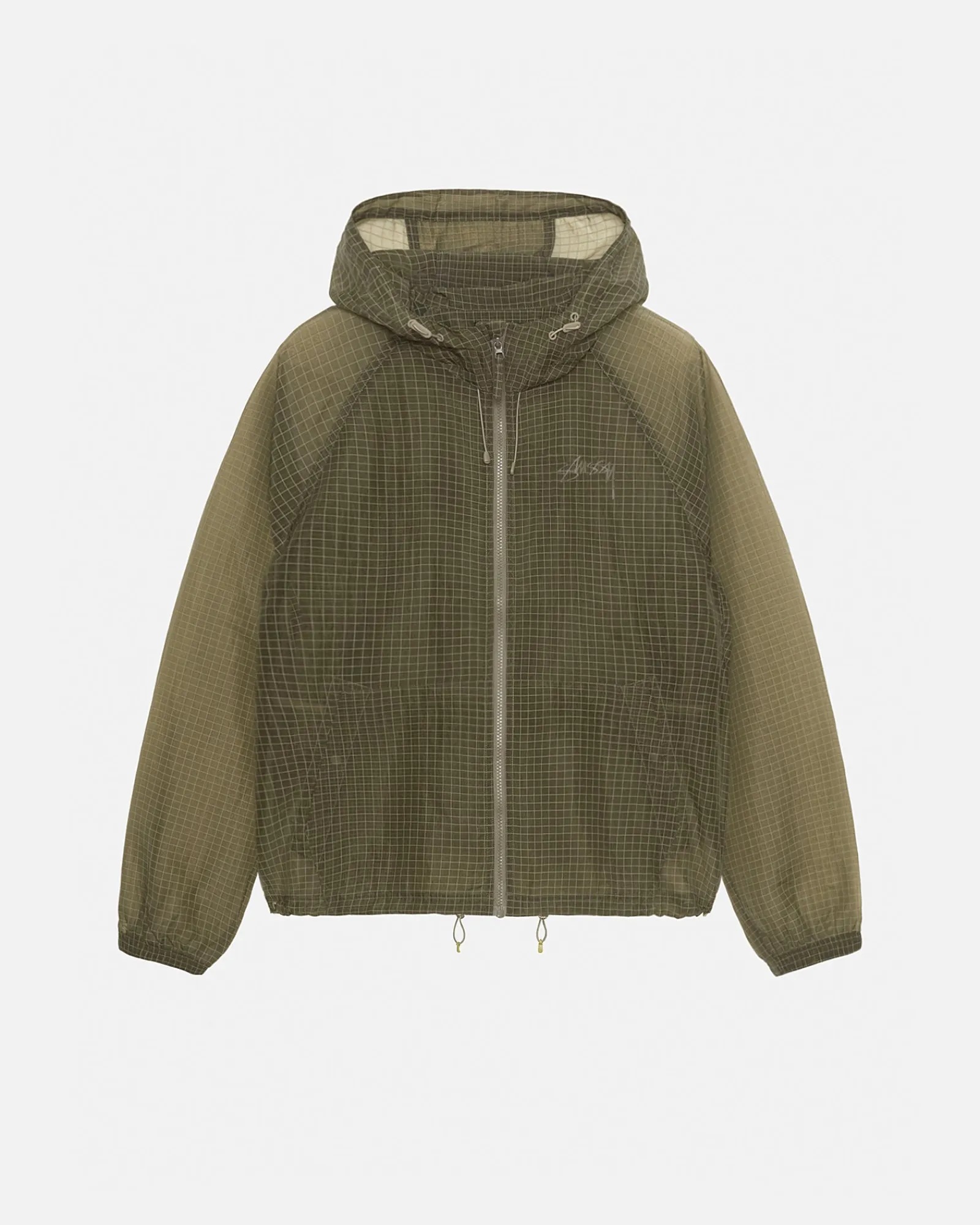 Outerwear>Stüssy BEACH SHELL TRANSPARENT RIPSTOP Olive