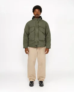 Pants|Denim>Stüssy BIG OL' JEAN CANVAS NEEDLEPUNCH Khaki