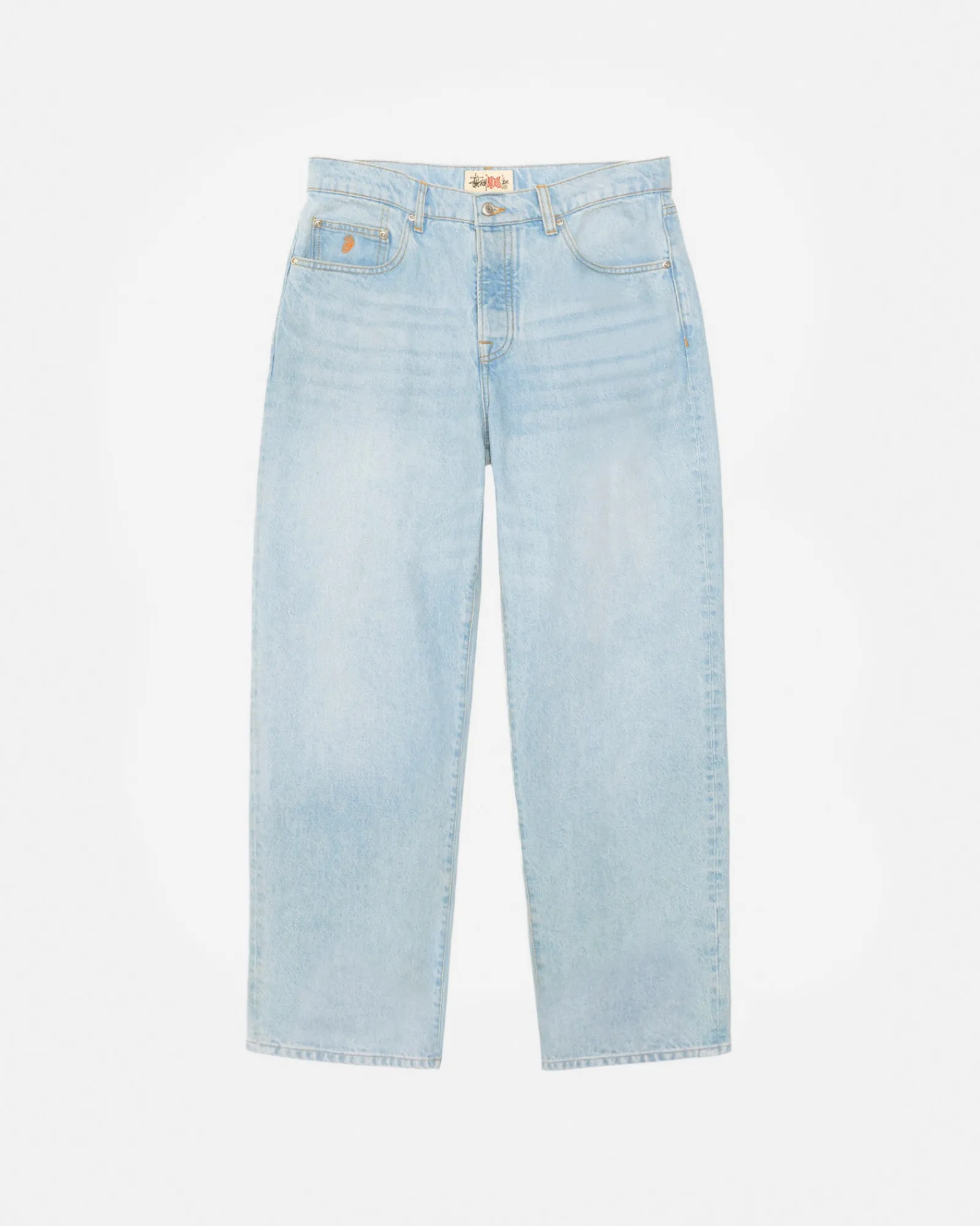 Pants|Denim>Stüssy BIG OL' JEAN DENIM Light Wash