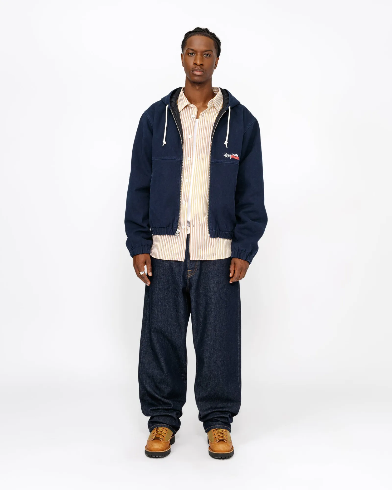 Pants|Denim>Stüssy BIG OL' JEAN DENIM Rinsed Indigo