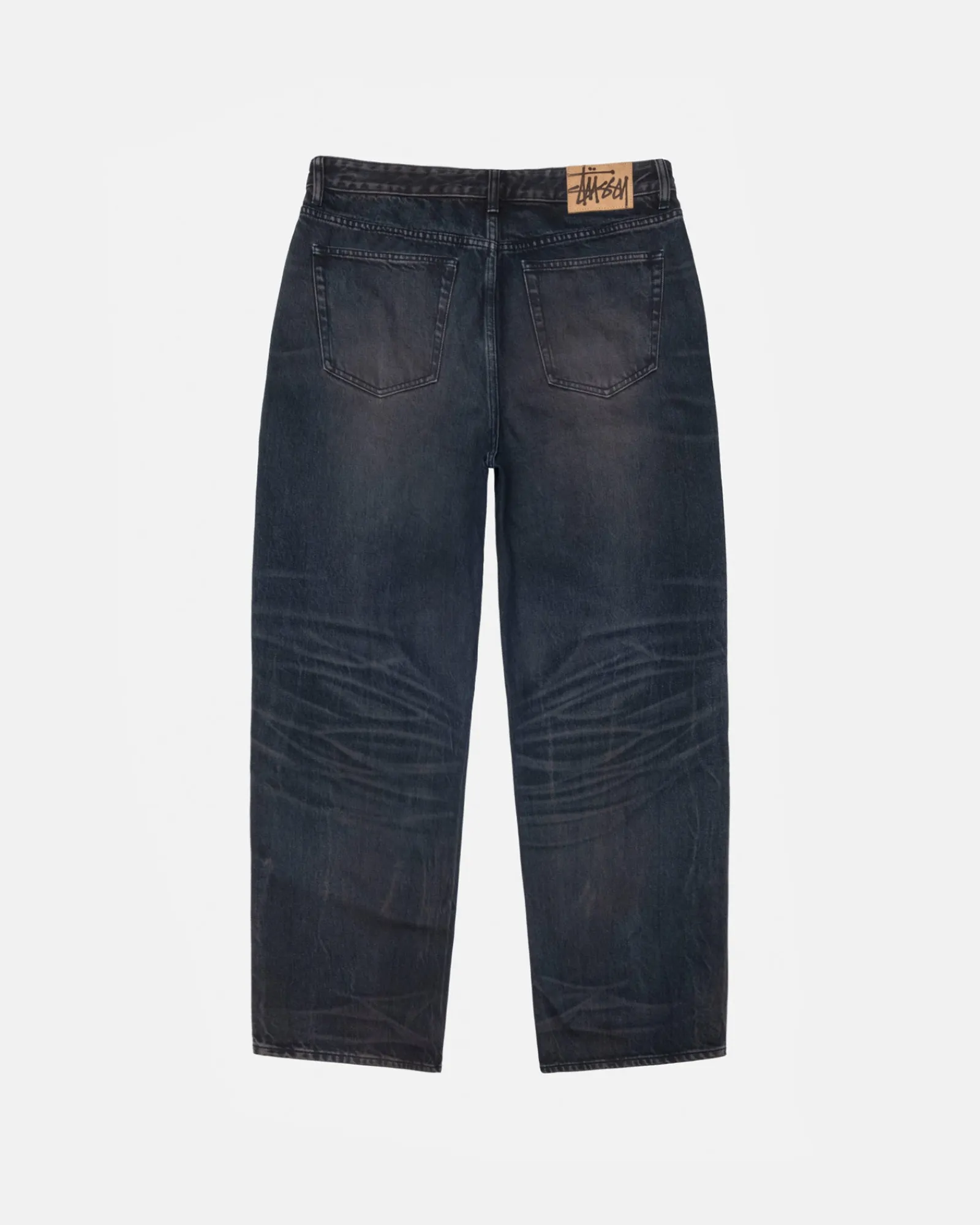 Pants|Denim>Stüssy BIG OL' JEAN VINTAGE WASH DENIM Blue