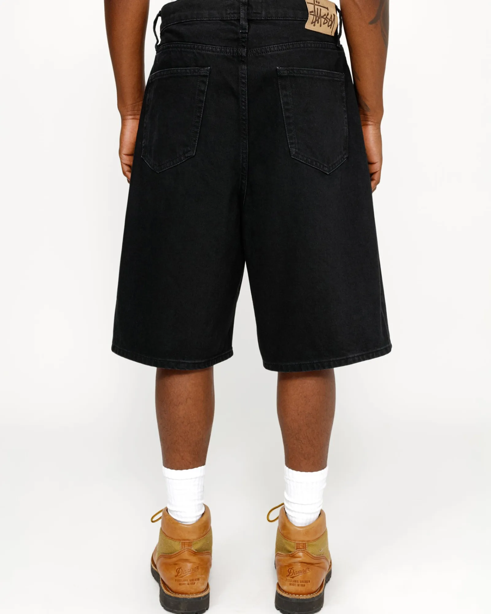 Shorts|Denim>Stüssy BIG OL' SHORT DENIM Black