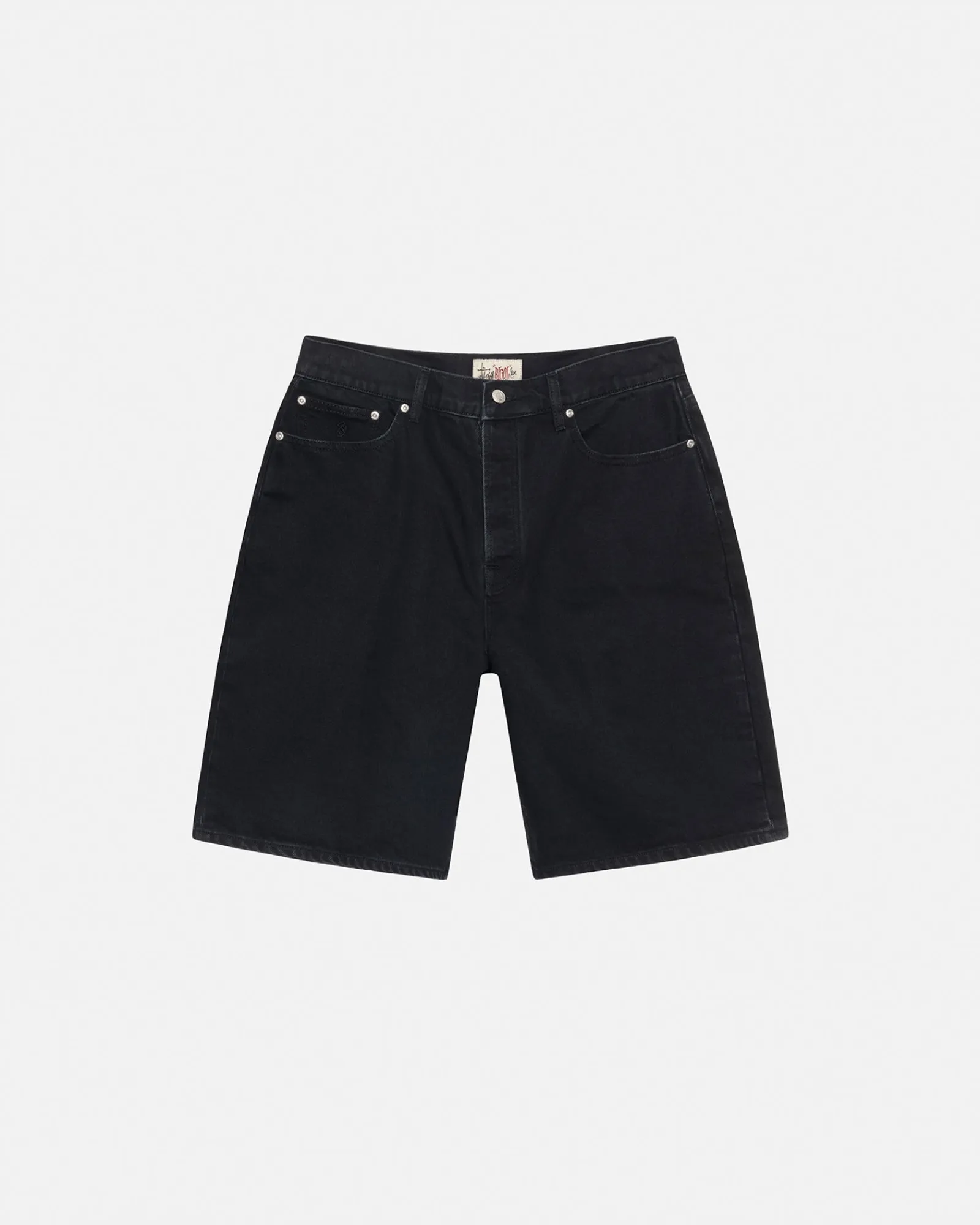 Shorts|Denim>Stüssy BIG OL' SHORT DENIM Black