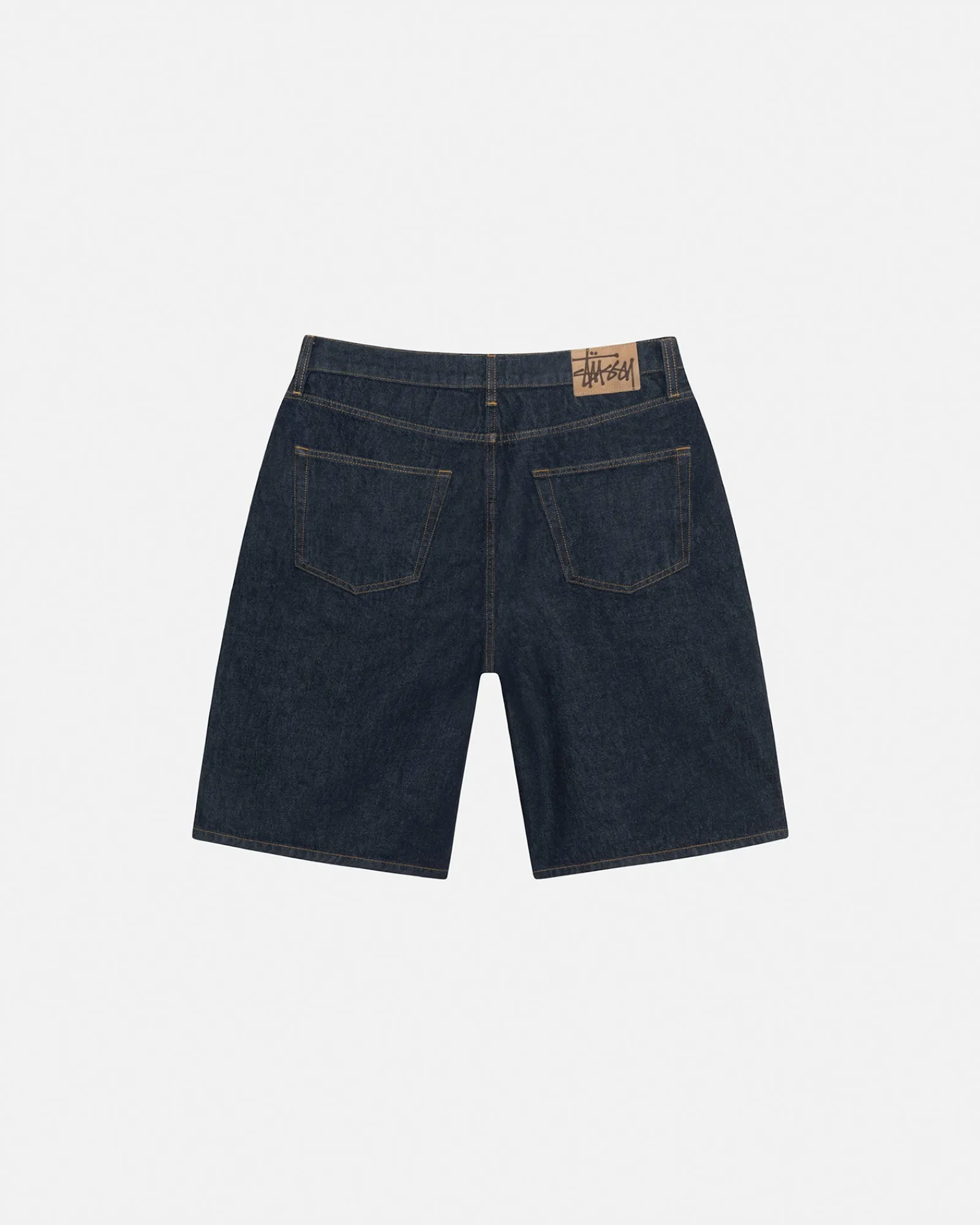 Shorts|Denim>Stüssy BIG OL' SHORT DENIM Rinsed Indigo