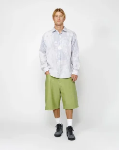 Shorts>Stüssy BIG OL' SHORT LEATHER Lime