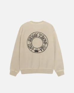 Crews>Stüssy BUANA CREW PIGMENT DYED Khaki