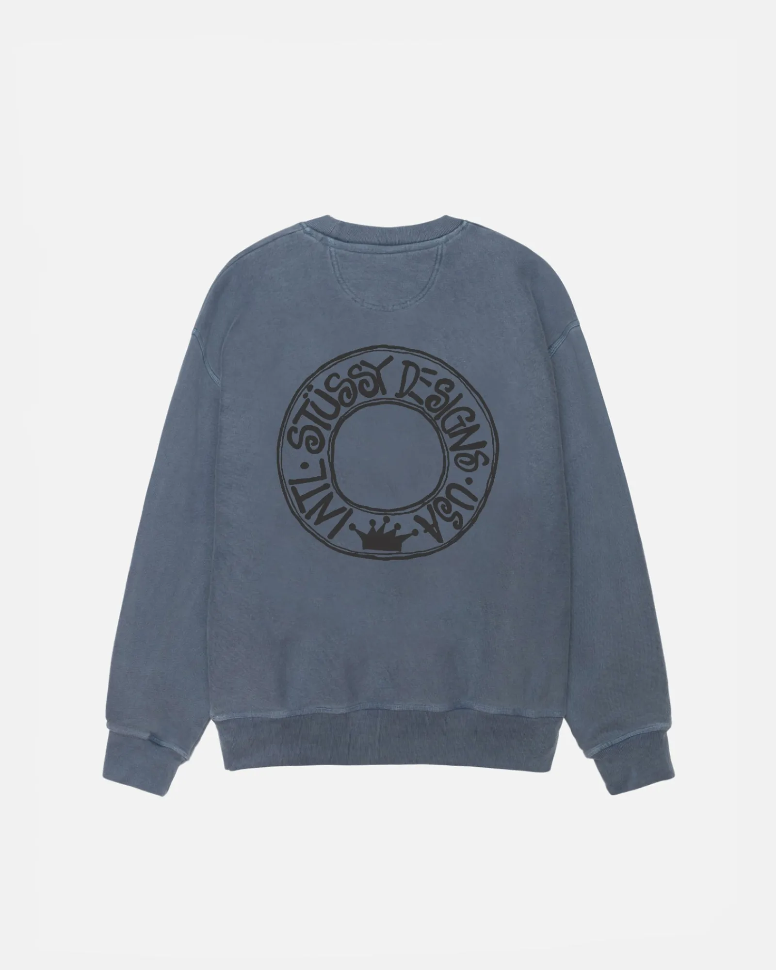 Crews>Stüssy BUANA CREW PIGMENT DYED Navy