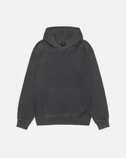Hoodies>Stüssy BUANA HOODIE PIGMENT DYED Black