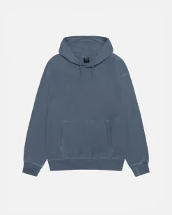 Hoodies>Stüssy BUANA HOODIE PIGMENT DYED Navy