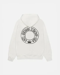 Hoodies>Stüssy BUANA ZIP HOODIE PIGMENT DYED Natural