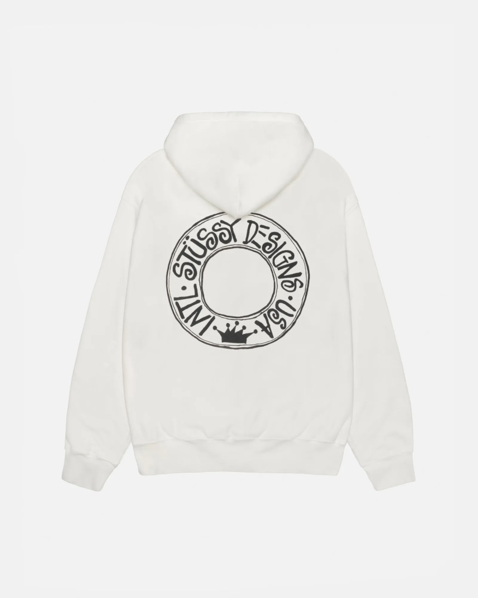 Hoodies>Stüssy BUANA ZIP HOODIE PIGMENT DYED Natural