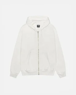 Hoodies>Stüssy BUANA ZIP HOODIE PIGMENT DYED Natural