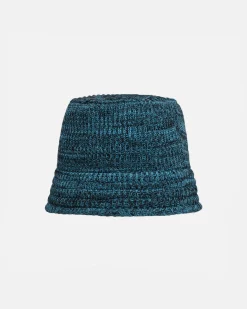 Headwear>Stüssy BUCKET HAT MARL KNIT Blue