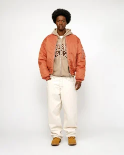 Outerwear>Stüssy BUILT REVERSIBLE BOMBER JACKET Brick