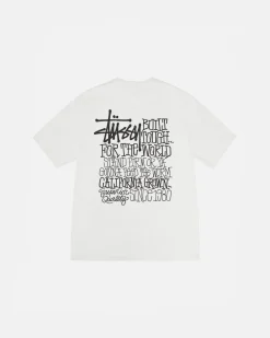 Tees>Stüssy CALIFORNIA GROWN TEE PIGMENT DYED Natural