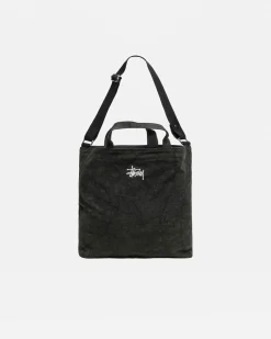 Accessories>Stüssy CANVAS CROSSBODY BAG Washed Black