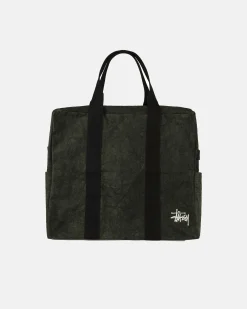 Accessories>Stüssy CANVAS FLIGHT BAG Washed Black