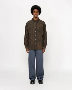 Pants>Stüssy CHINO WORK PANT Washed Navy