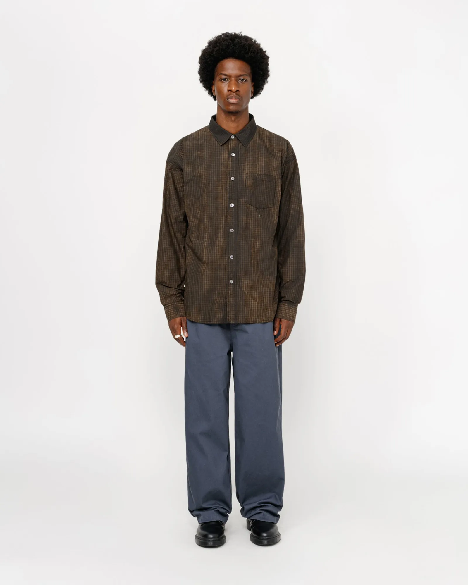 Pants>Stüssy CHINO WORK PANT Washed Navy